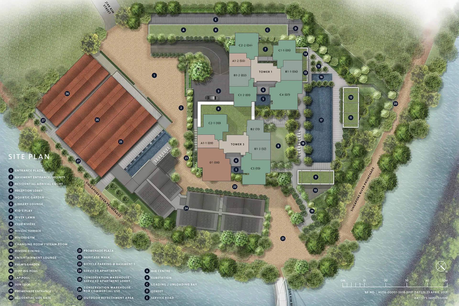 Riviere Site Plan